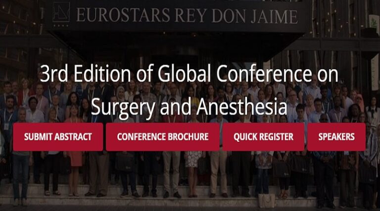 3rd Edition of Global Conference on Surgery and Anesthesia