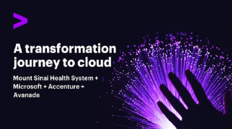 Accenture and Microsoft to Assist Mount Sinai Health System on Five-Year Transformation Journey to Cloud