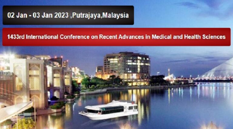 1433rd International Conference on Recent Advances in Medical and Health Sciences