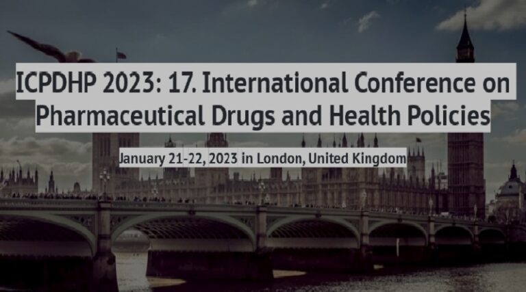 ICPDHP 2023: 17. International Conference on Pharmaceutical Drugs and Health Policies