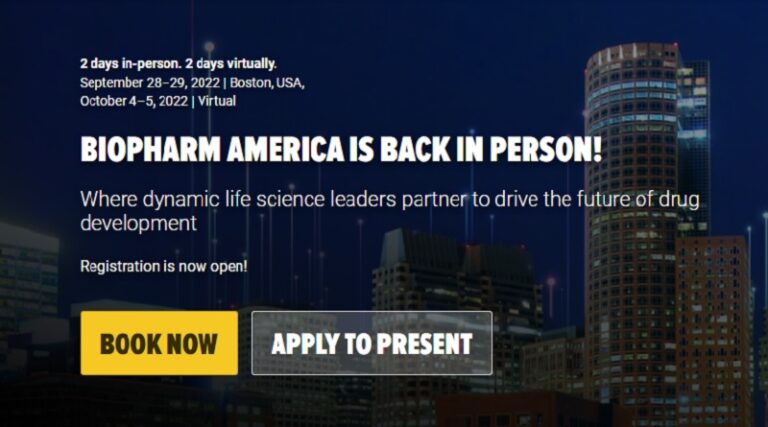 BIOPHARM AMERICA IS BACK IN PERSON!
