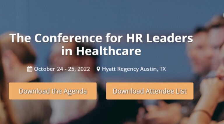 The Conference for HR Leaders in Healthcare