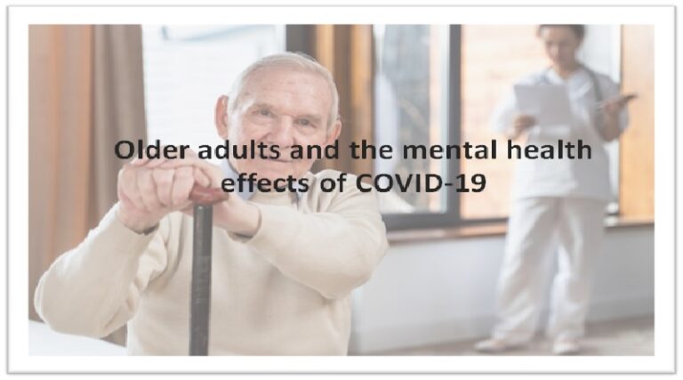 Older adults and the mental health effects of COVID-19