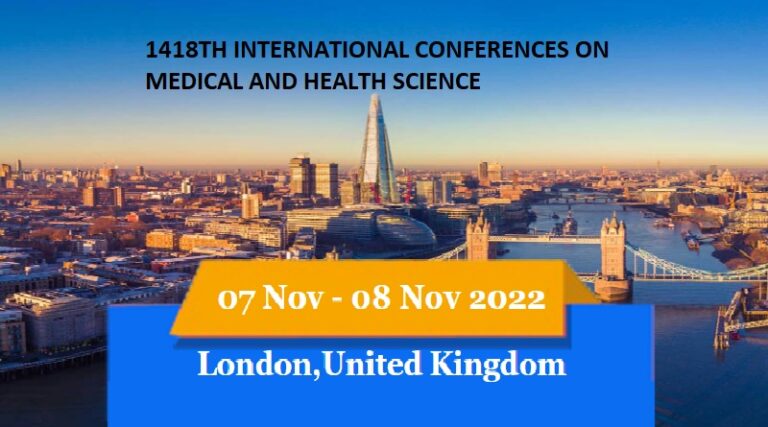 1418th International Conferences on Medical and Health Science