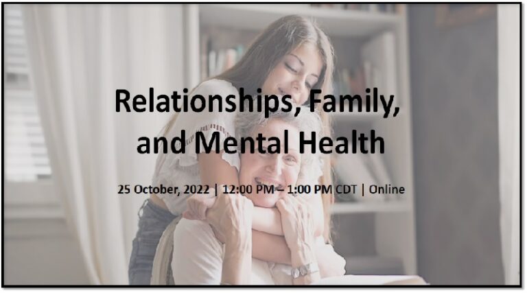 Relationships, Family, and Mental Health